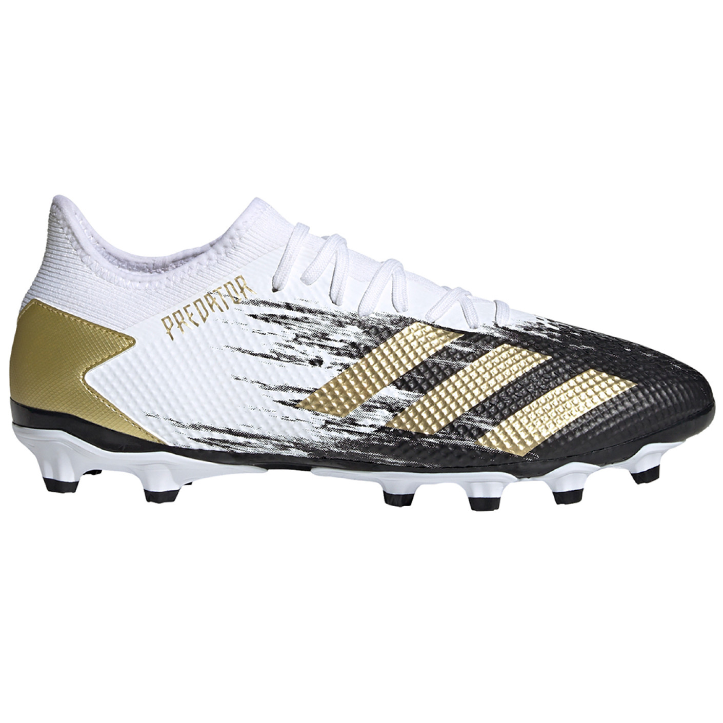 adidas PREDATOR 20.3 L Gras/Kunstgras Voetbalschoenen (FxG) Wit Goud Zwart