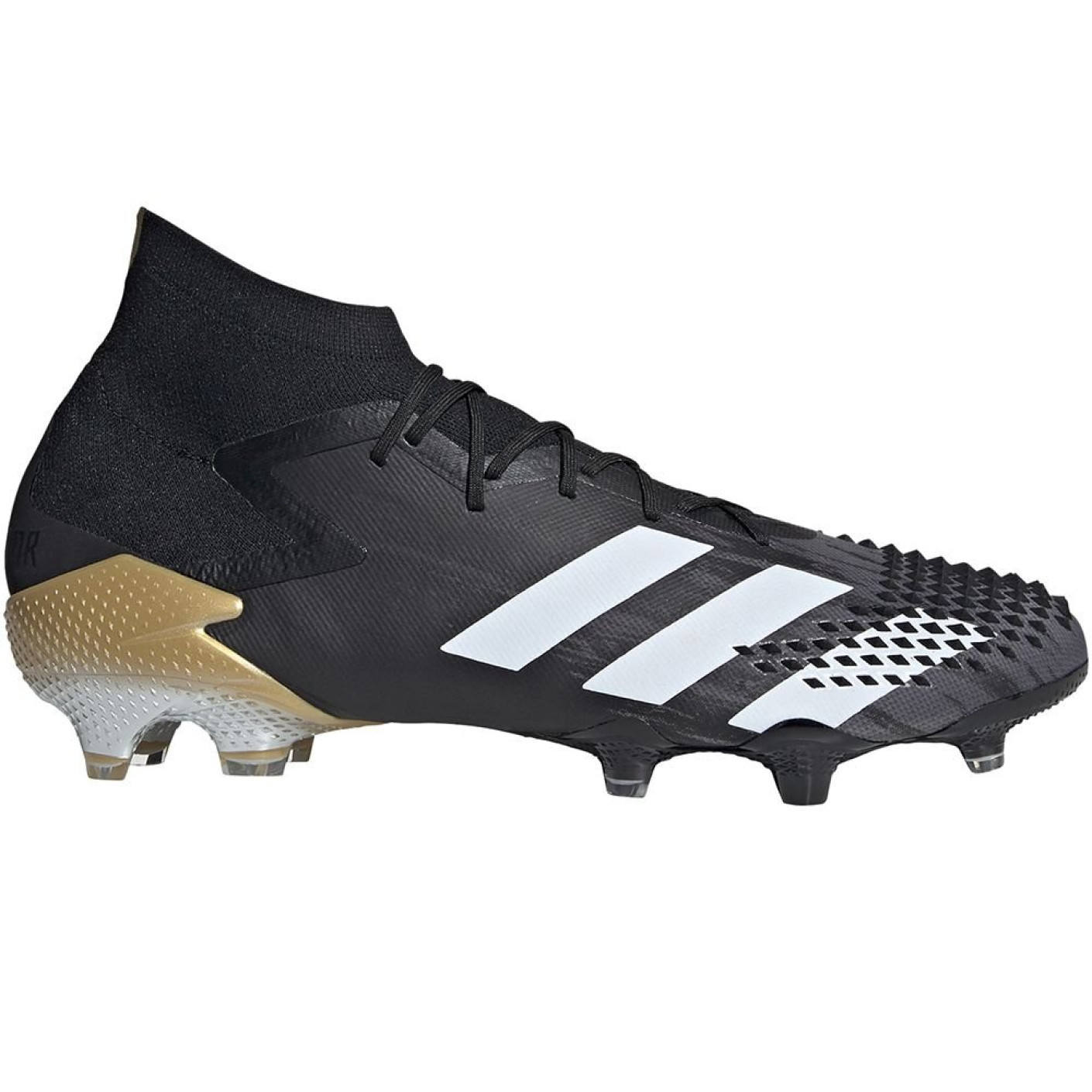 adidas PREDATOR MUTATOR 20.1 GRAS VOETBALSCHOENEN (FG) Zwart Wit Goud