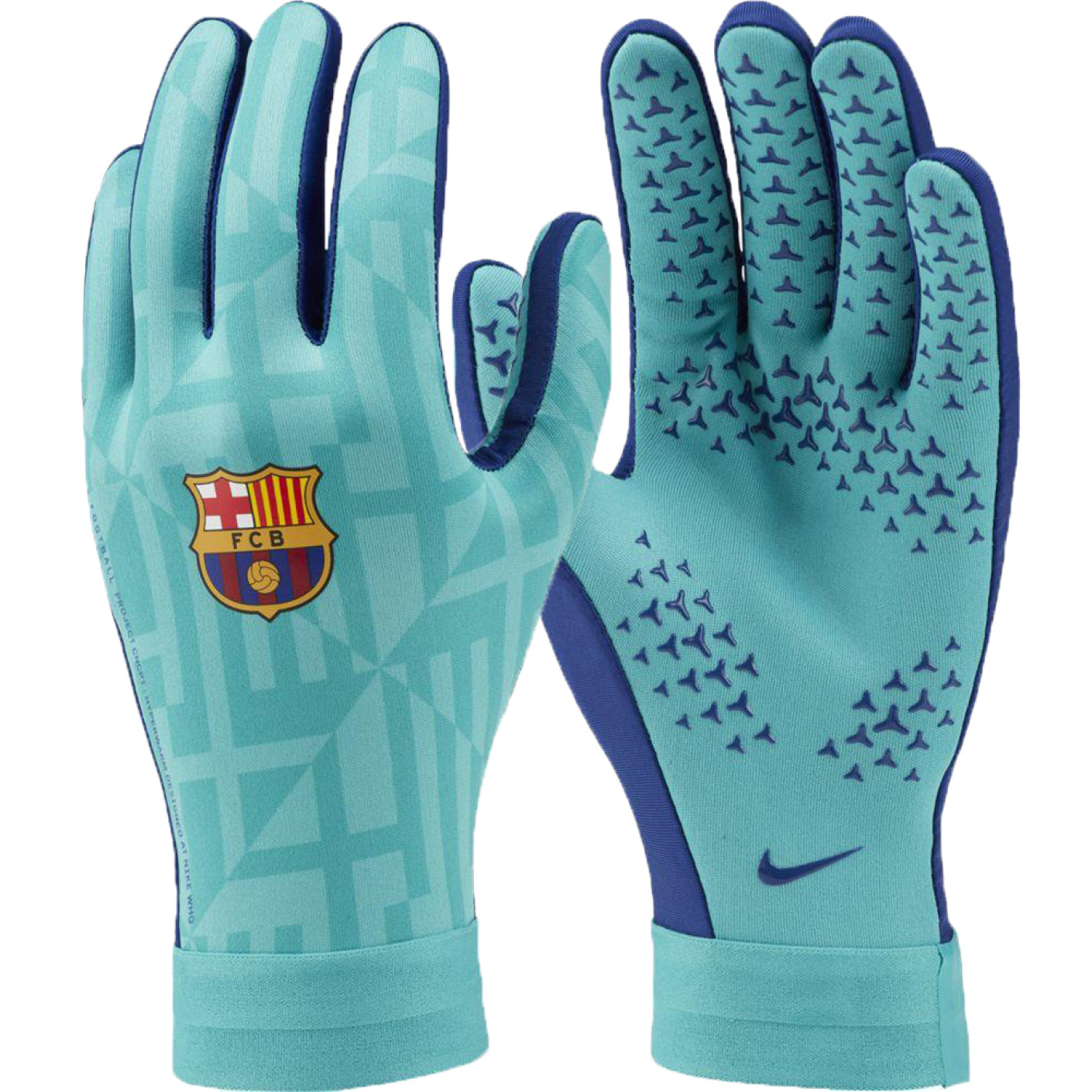 Sandy Stevig een vergoeding Nike FC Barcelona Academy HyperWarm Handschoenen Groen Blauw -  Voetbalshop.be