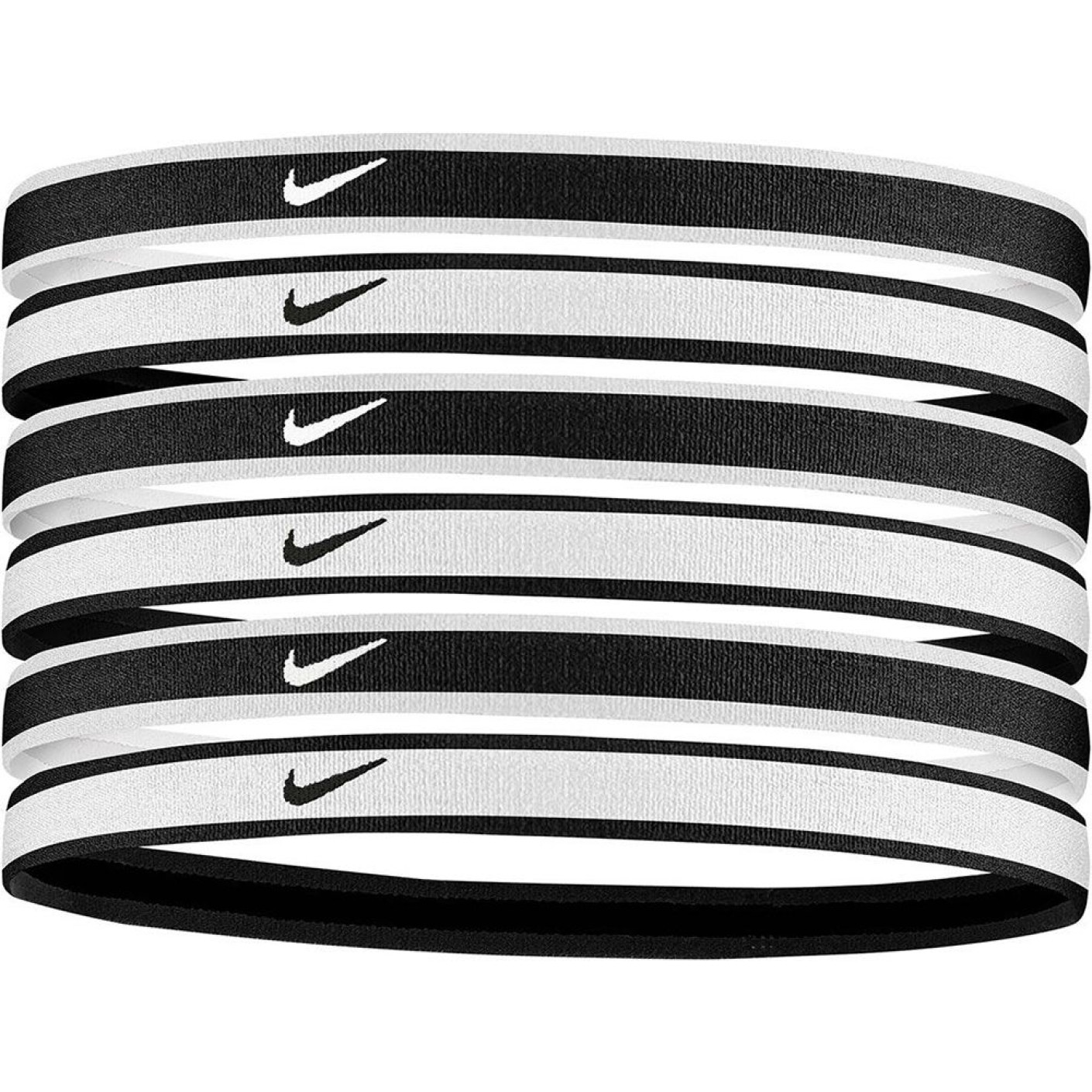 Nike TIPPED SWOOSH SPORT Bandeau Cheveux Noir Blanc