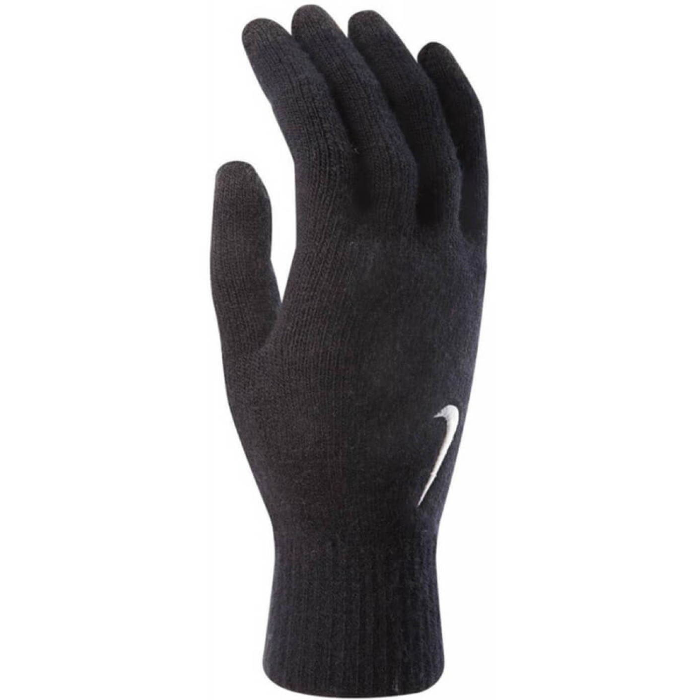 Gants Swoosh tricotés Nike Noir Blanc