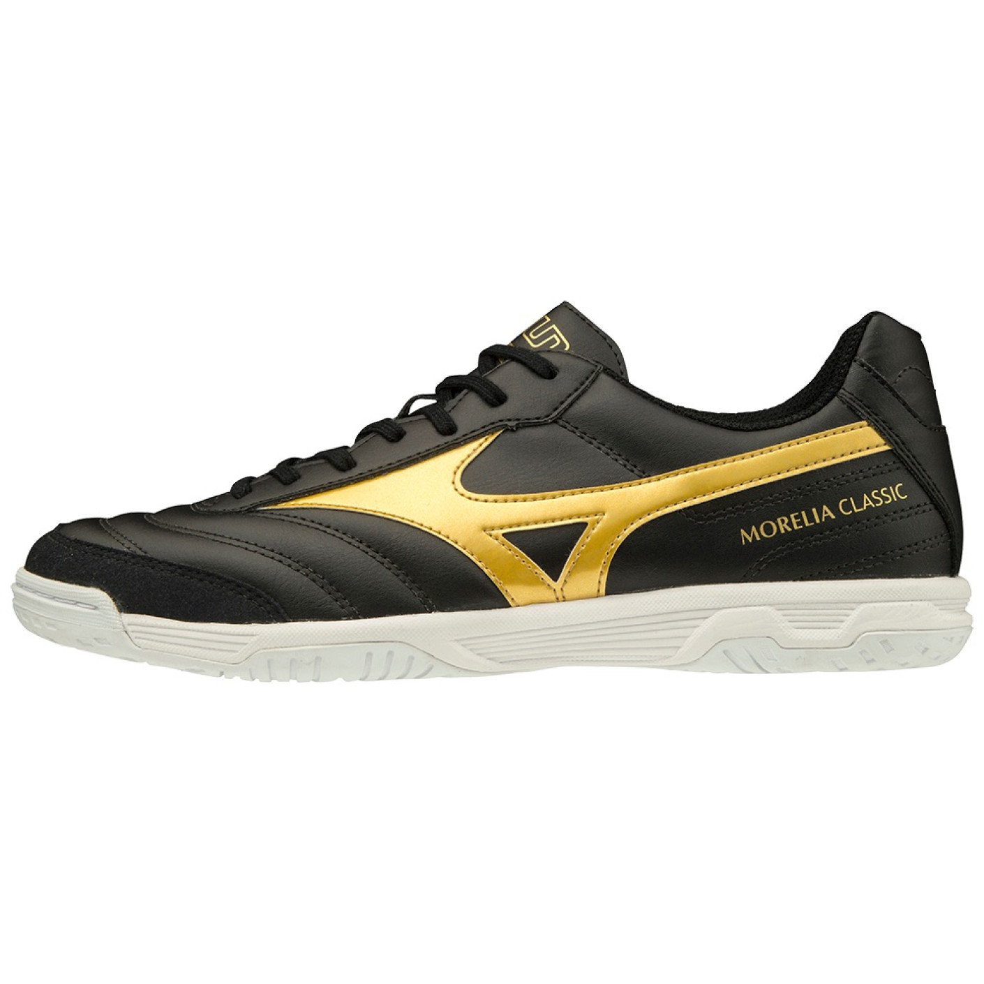 Mizuno Morelia Sala Classic Zaalvoetbalschoenen (IN) Zwart Goud