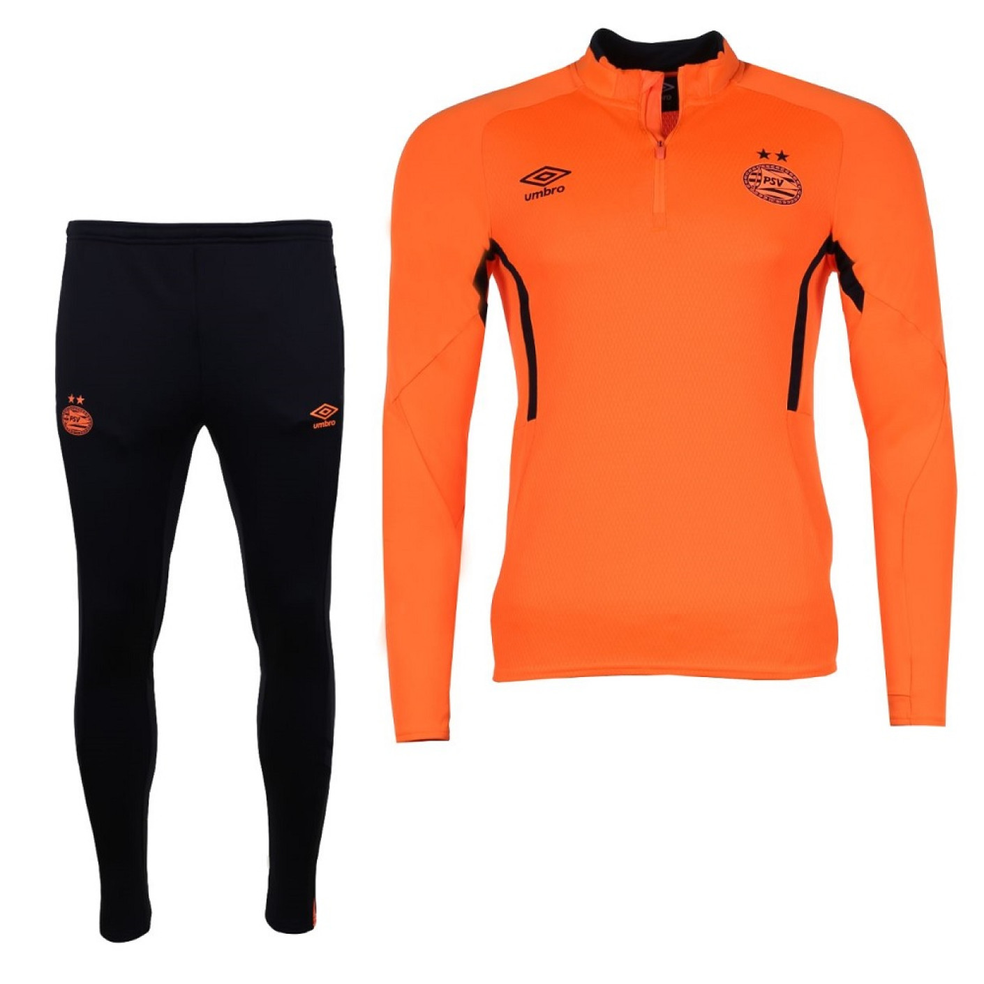 UMBRO PSV Half Zip Trainingspak 2019-2020 Kids Oranje