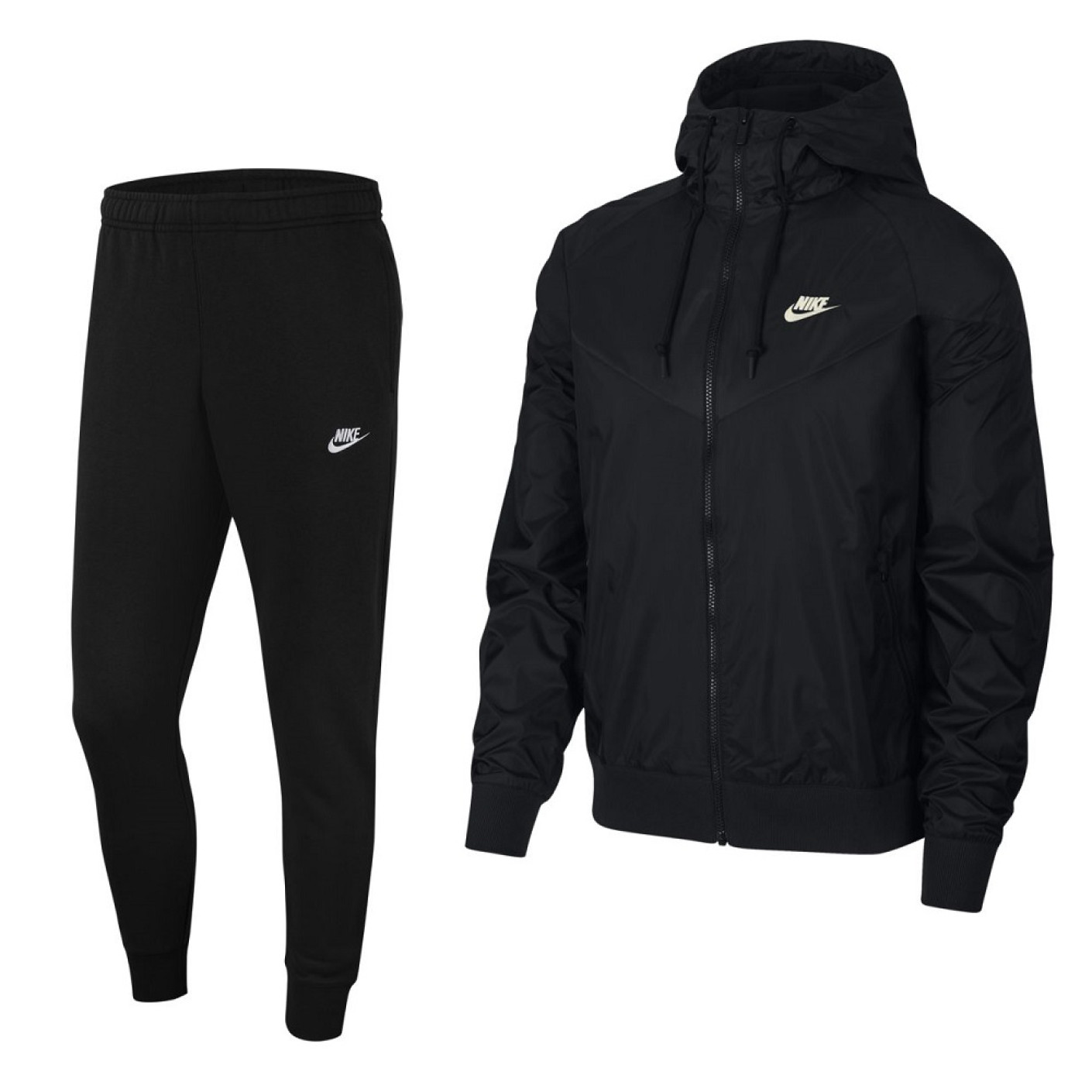Nike NSW Windrunner Trainingspak Zwart Wit