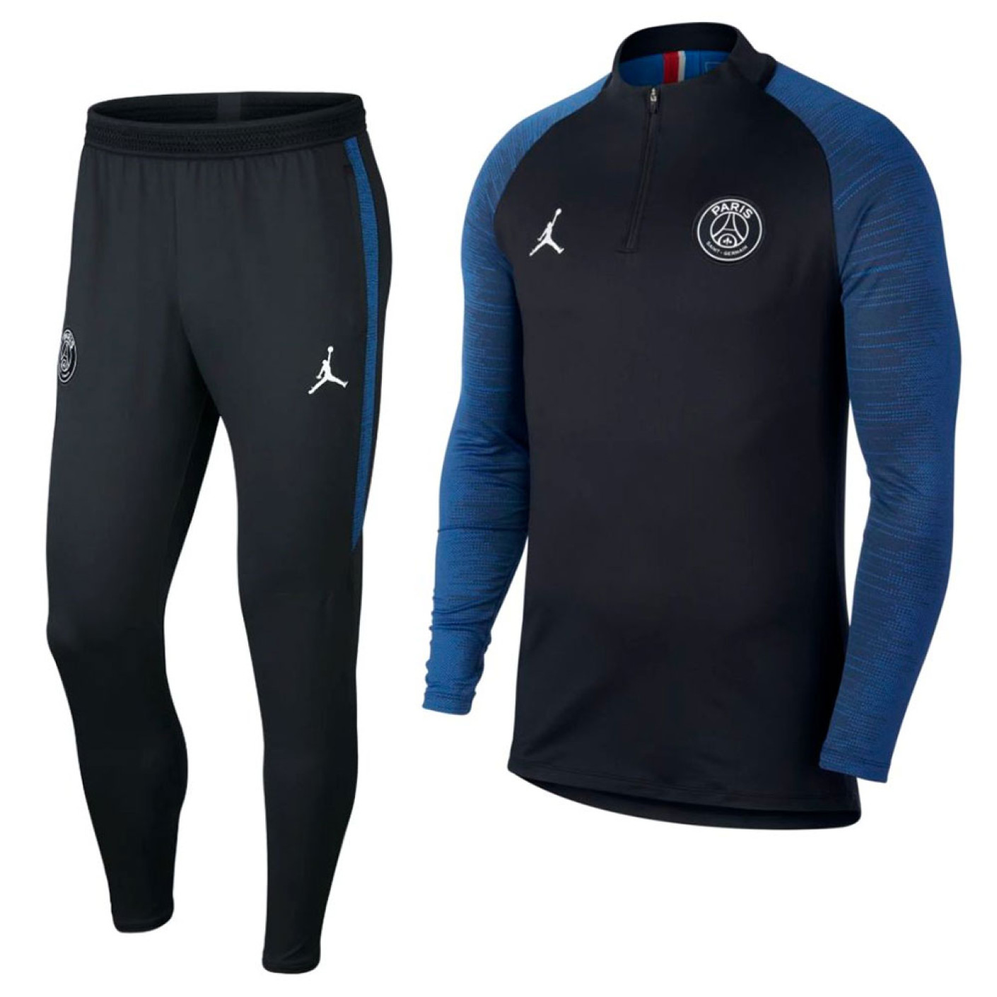 Nike Paris Saint Germain X Jordan Strike Drill Trainingspak 2020 Zwart  Blauw - Voetbalshop.be