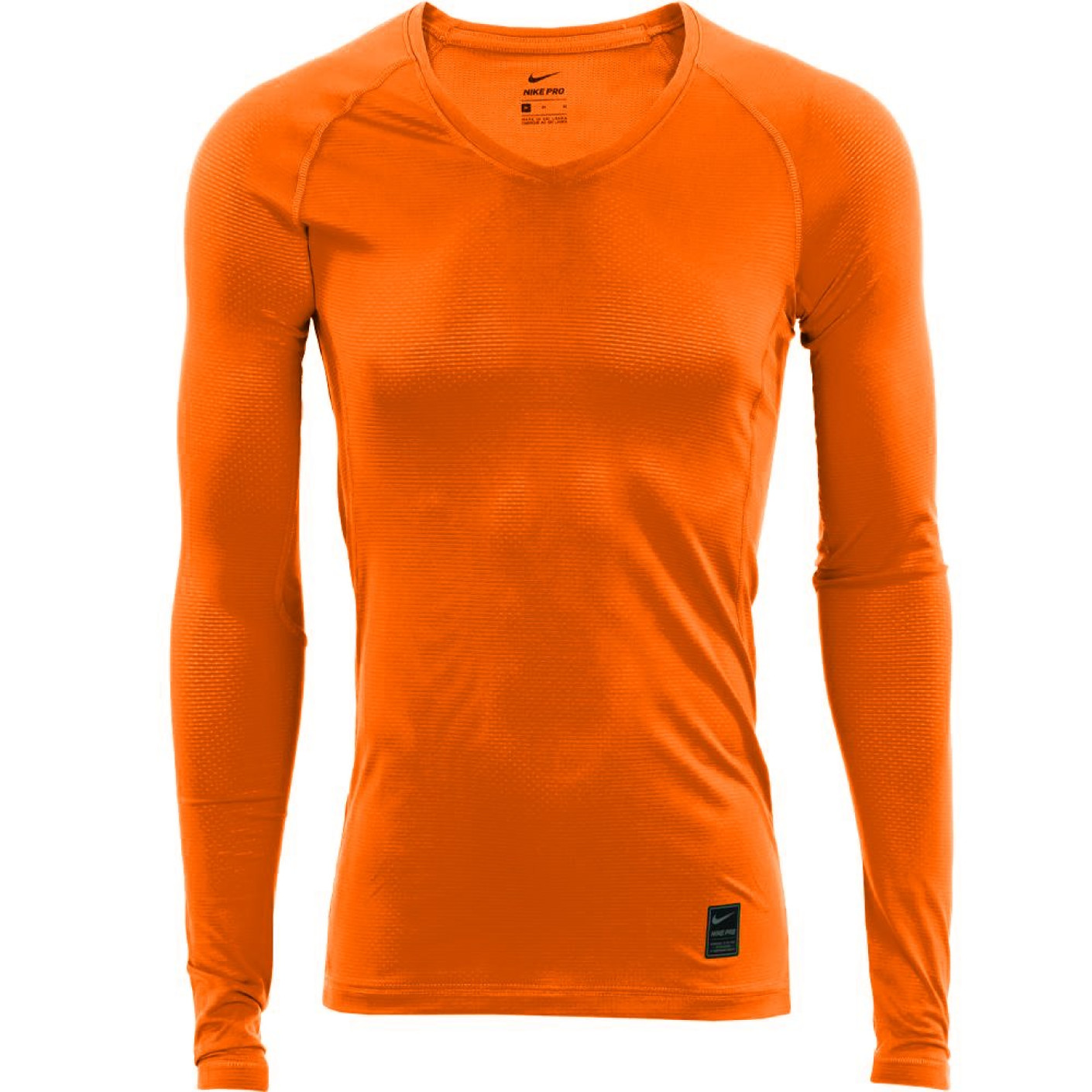 Nike Pro Hypercool Compressieshirt Lange Mouwen Oranje