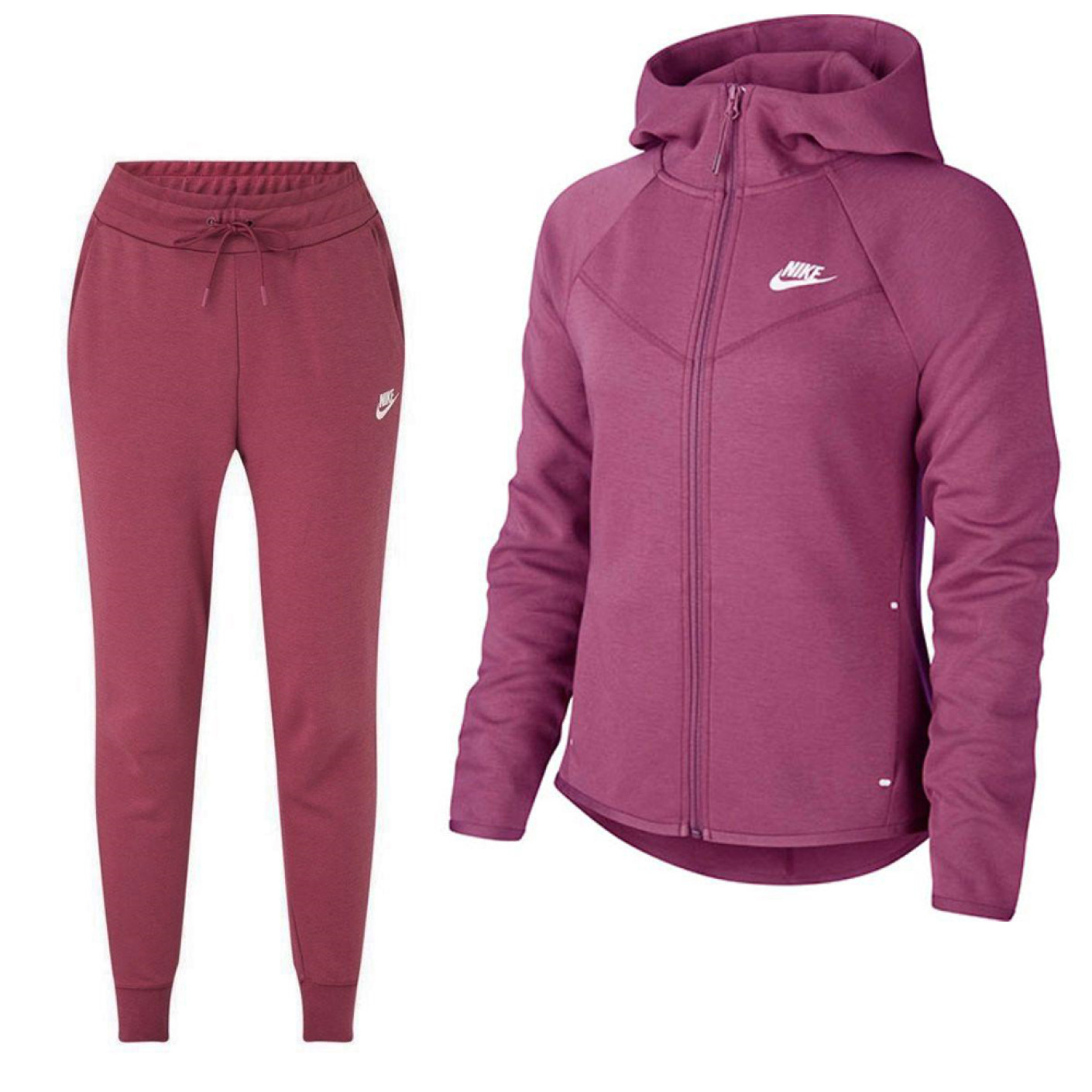 Nike Tech Fleece Trainingspak Vrouwen Paars - Voetbalshop.be