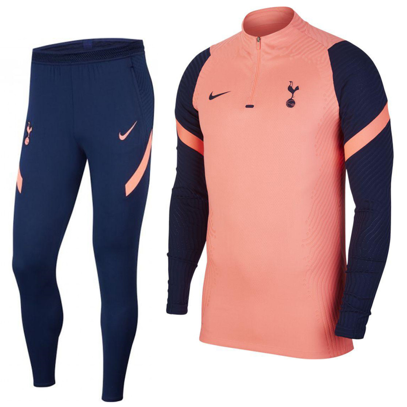 Nike Tottenham Hotspur Strike VaporKnit Trainingspak 2020-2021 Roze  Donkerblauw - Voetbalshop.be