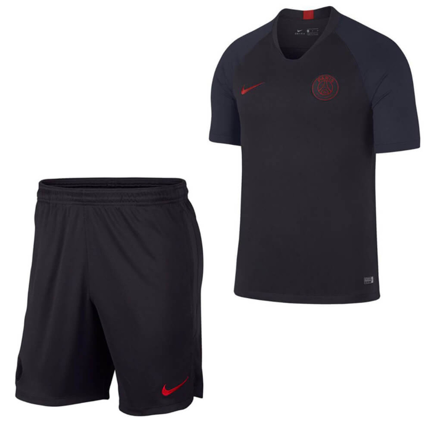Nike Paris Saint Germain Trainingsset 2019-2020 Grijs