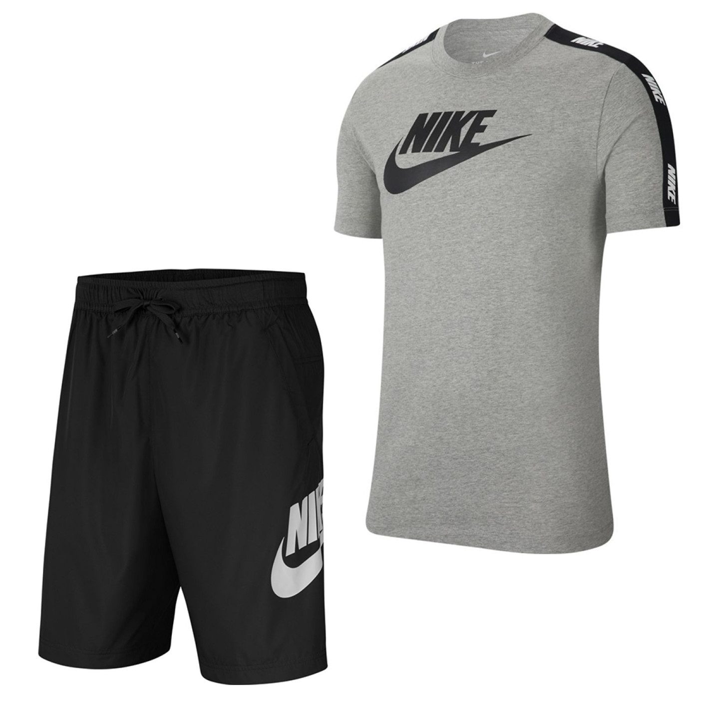 Nike Sweat Hybrid Trainingsset Grijs
