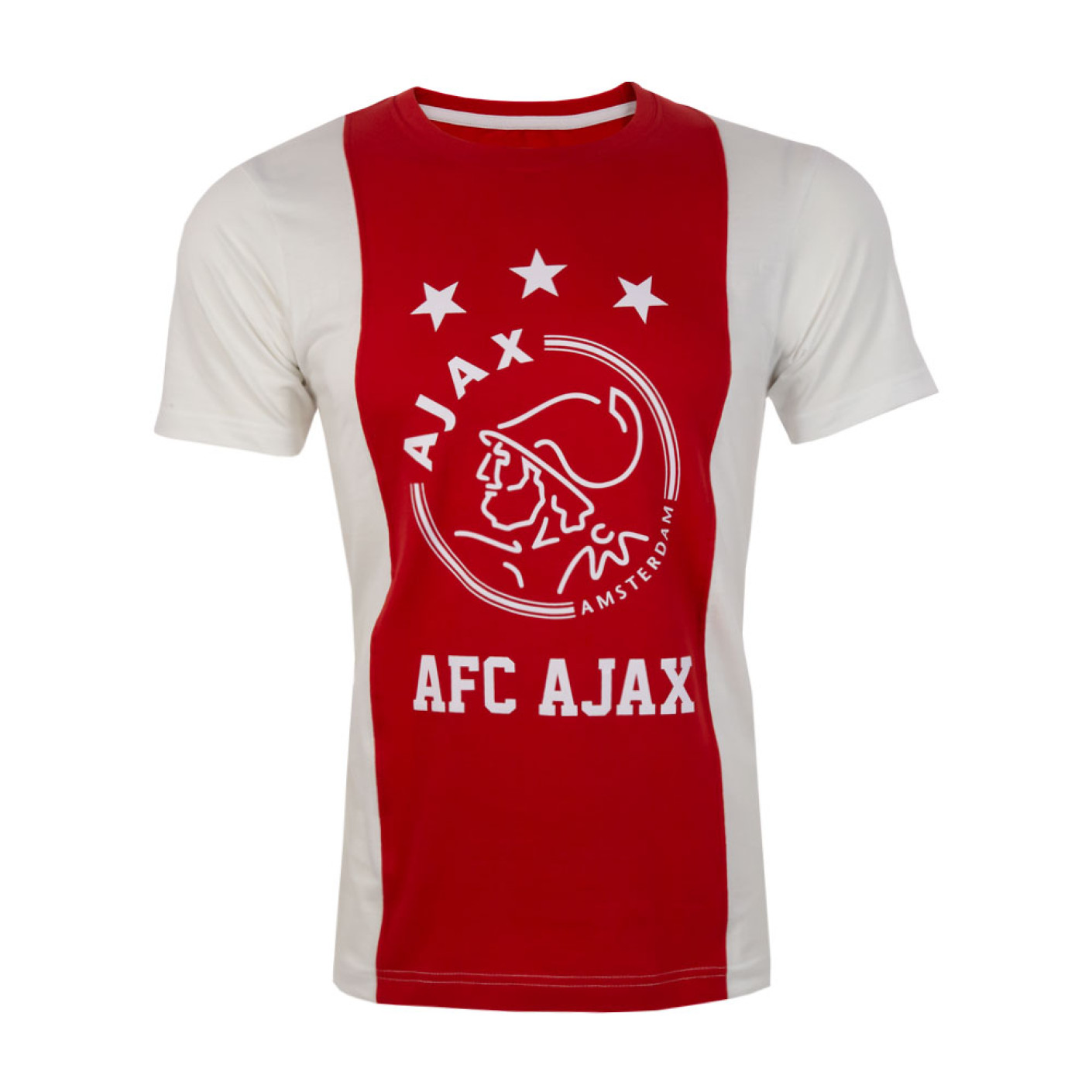 Ajax T-shirt AFC wit rood wit