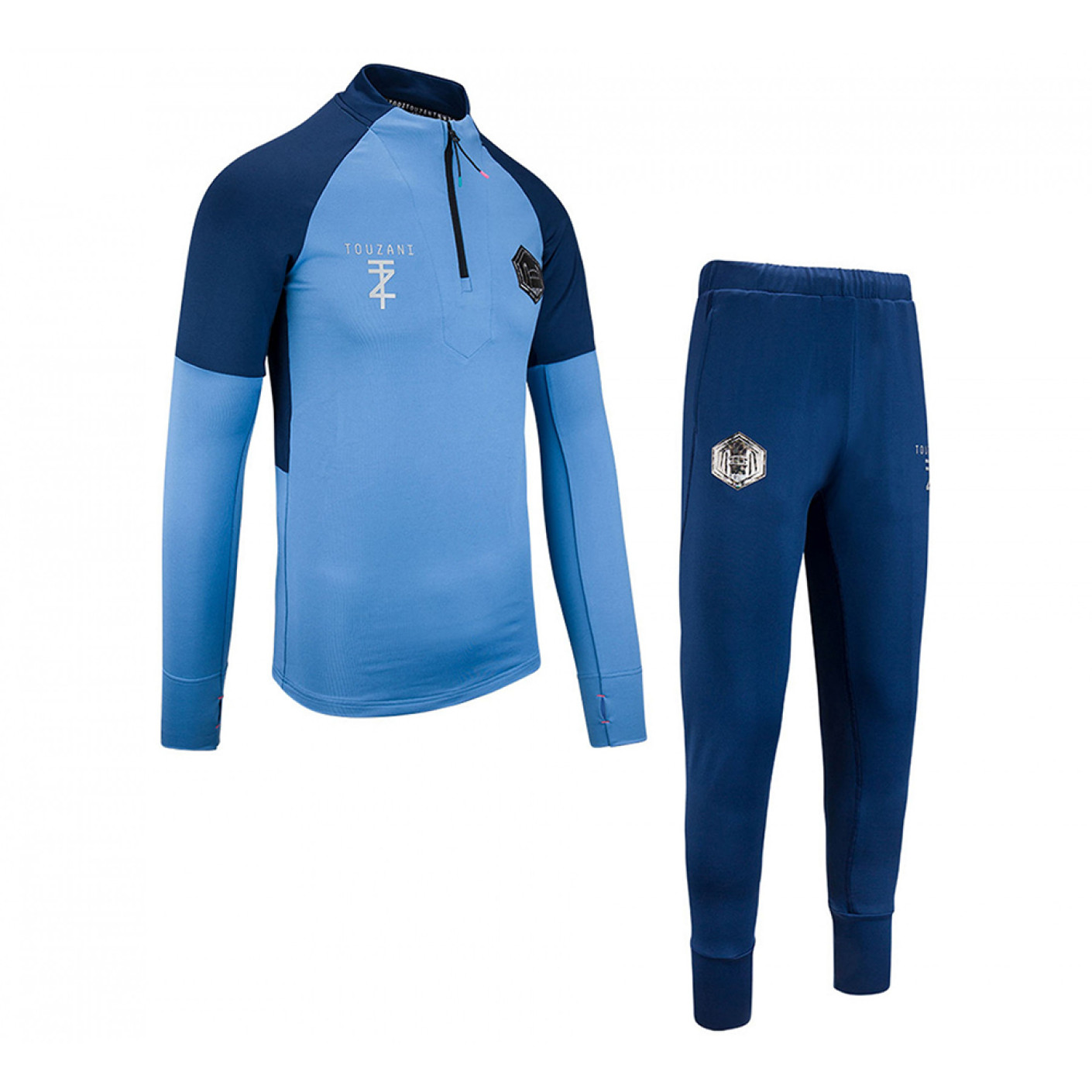 TOUZANI Performance Trainingspak Kids Blue Navy Voetbalshop.be