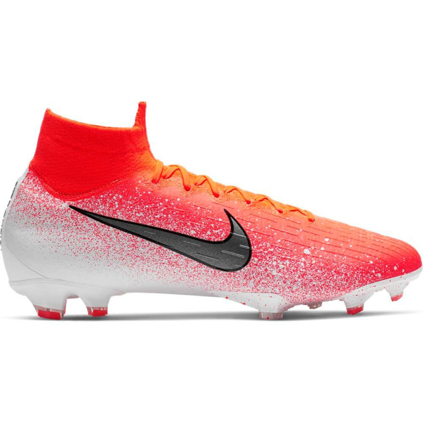 Nike Mercurial Superfly 6 ELITE FG Voetbalschoenen Oranje Zwart