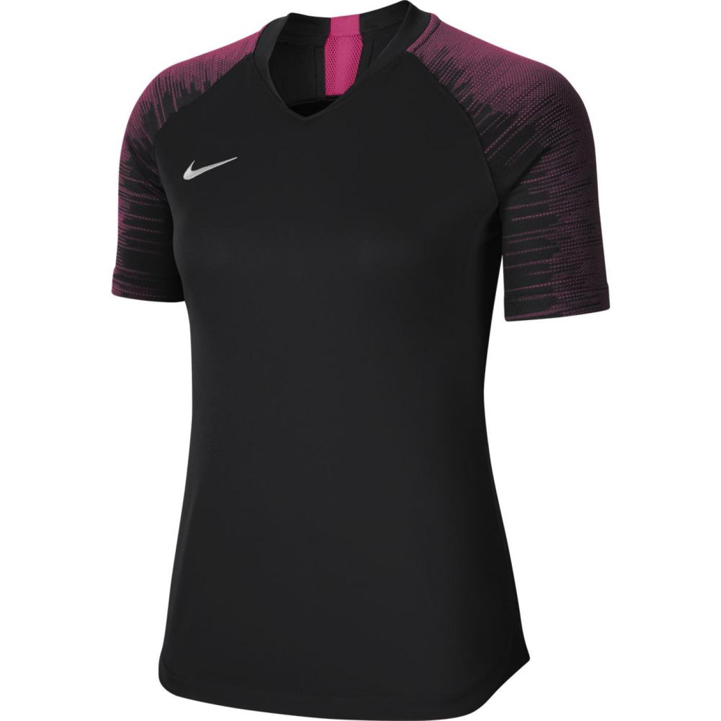 Nike Dry Strike Trainingsshirt Dames Zwart Roze