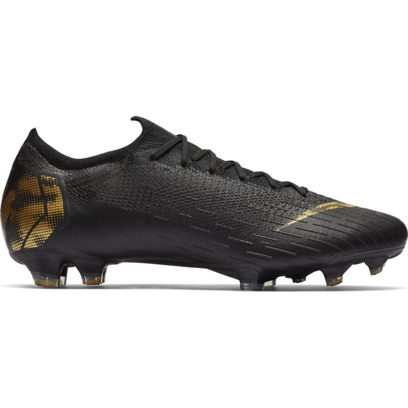 Nike Mercurial VAPOR 12 ELITE FG Voetbalschoenen Zwart Goud