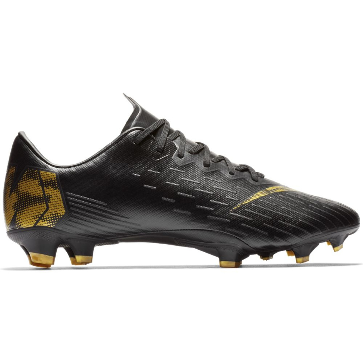 Nike Mercurial Vapor 12 Pro FG Voetbalschoenen Zwart Goud