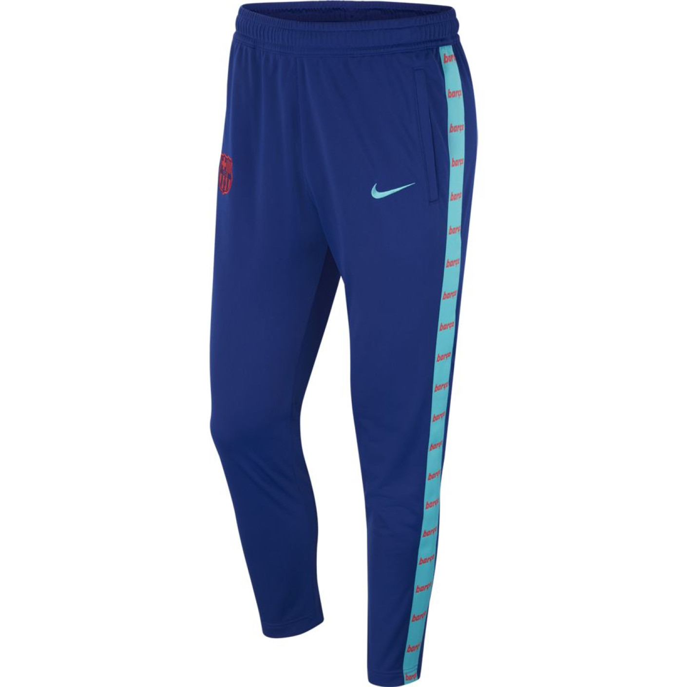 Pantalon d'entraînement Nike FC Barcelone JDI 2021 Bleu clair Bleu