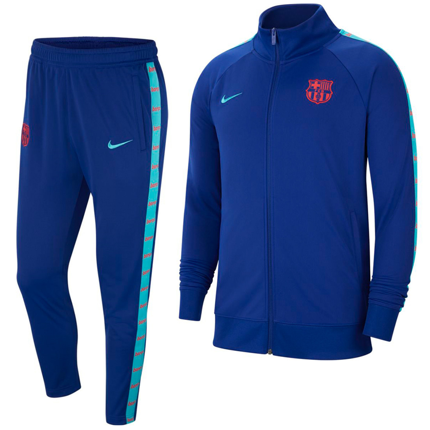 Nike FC Barcelona JDI Trainingspak 2021 Blauw Lichtblauw