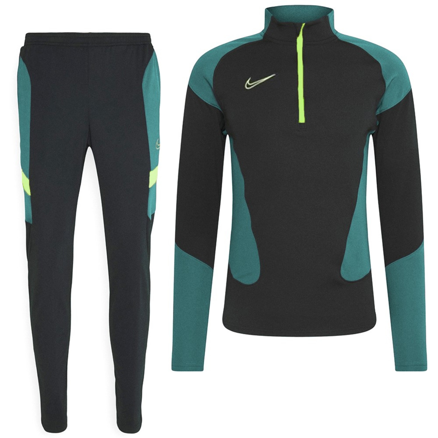 Nike Dri-FIT Academy Drill Trainingspak Zwart Groen