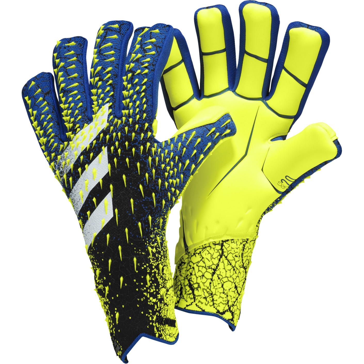 adidas Predator Pro Keepershandschoenen FS Zwart Blauw Geel