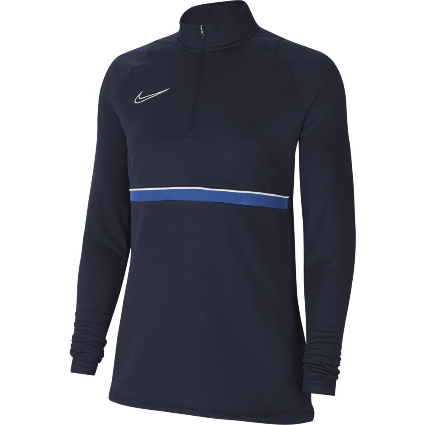Pull Nike Dri-Fit Academy 21 pour femme en jersey bleu