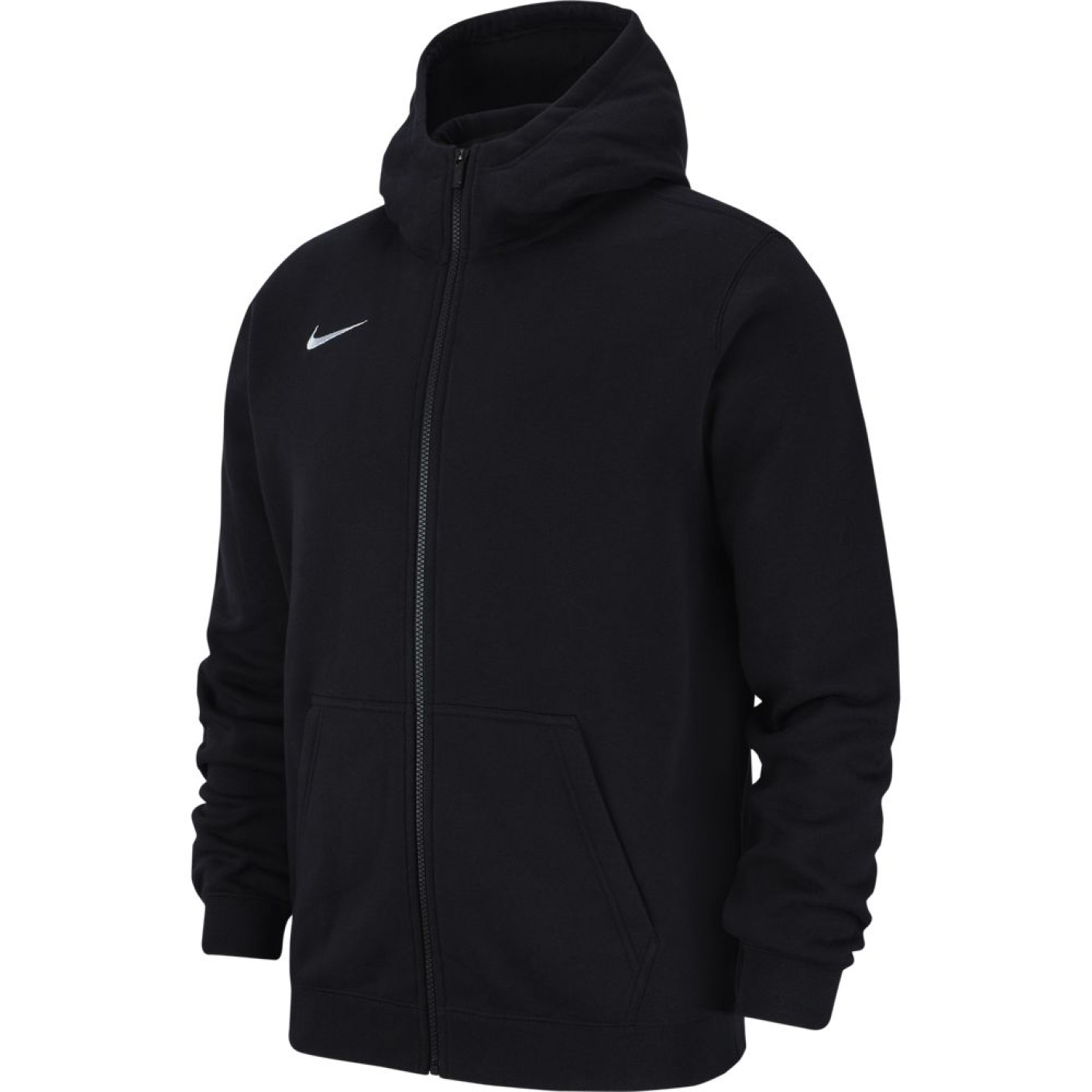 Nike Sweat à capuche Full Zip Fleece Noir Blanc Enfants