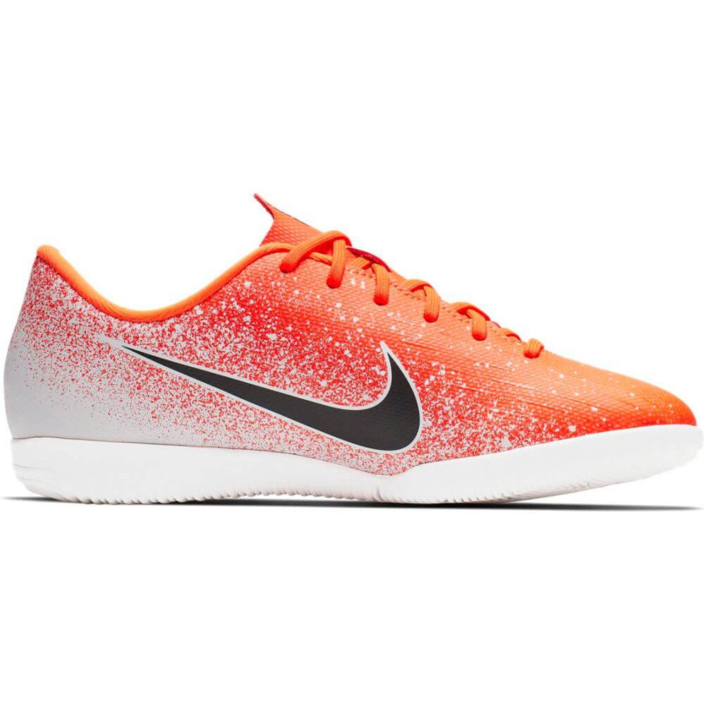 Nike Mercurial Vapor 12 ACADEMY GS IC Zaalvoetbalschoenen Kids Oranje Zwart Wit