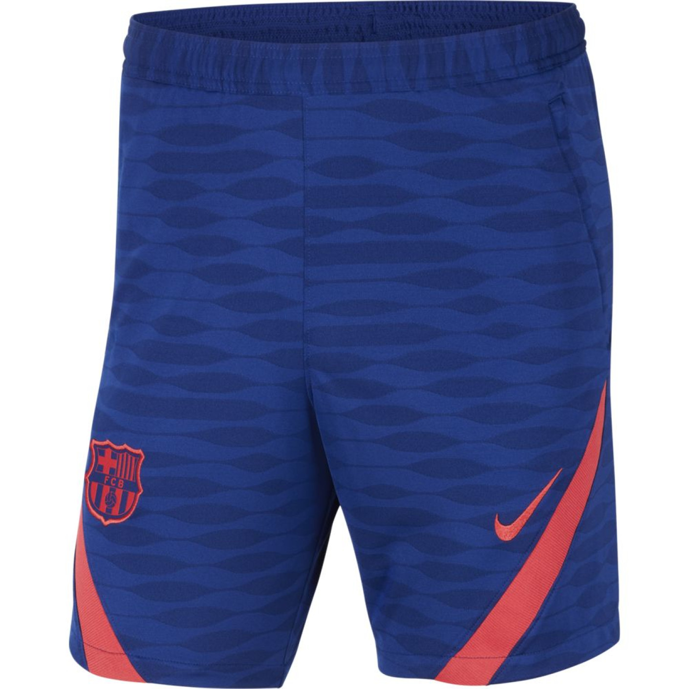 Nike FC Barcelona Strike Trainingsbroekje 2021 Kids Blauw Rood