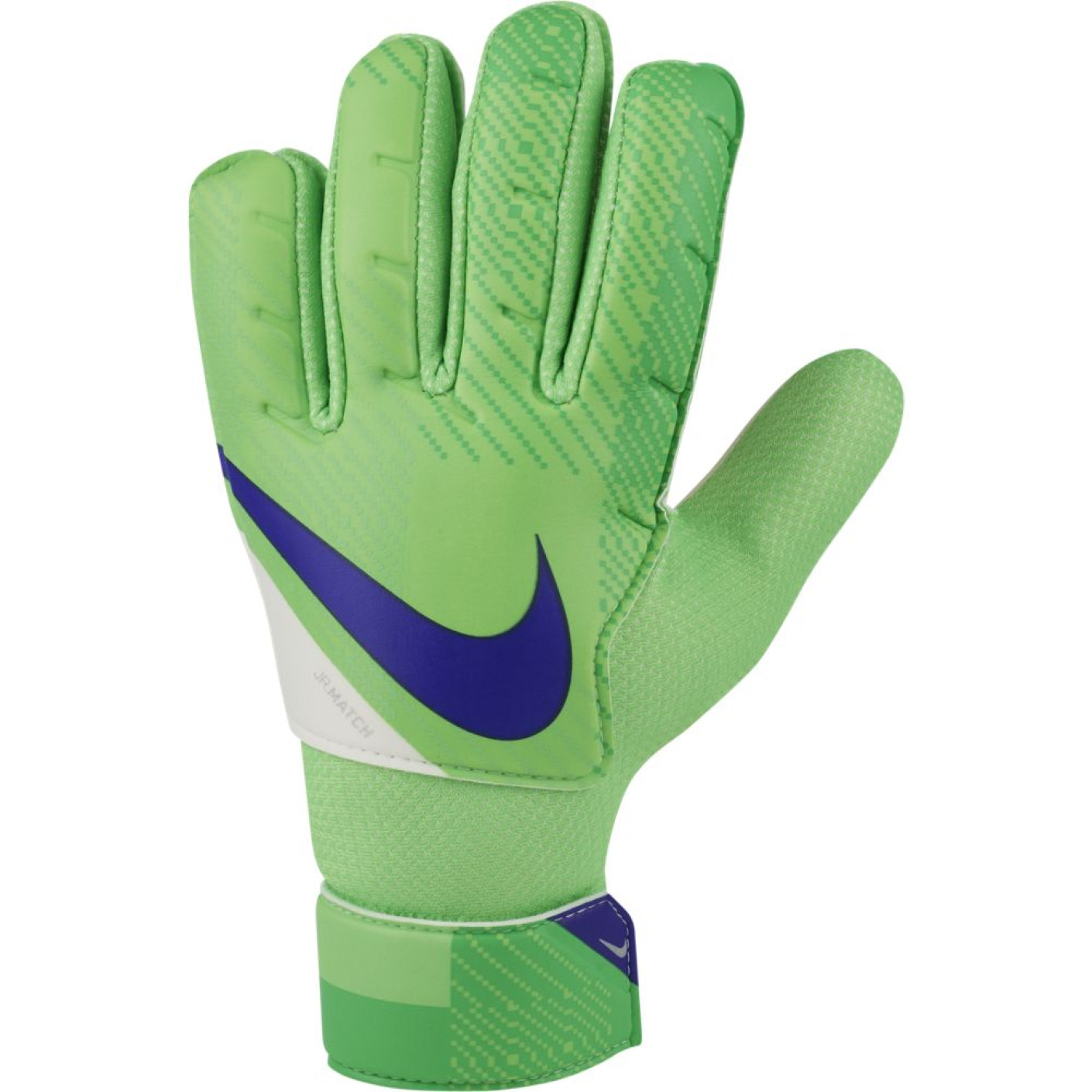 Nike Match GFX Keepershandschoenen Kids Groen Wit Donkerblauw