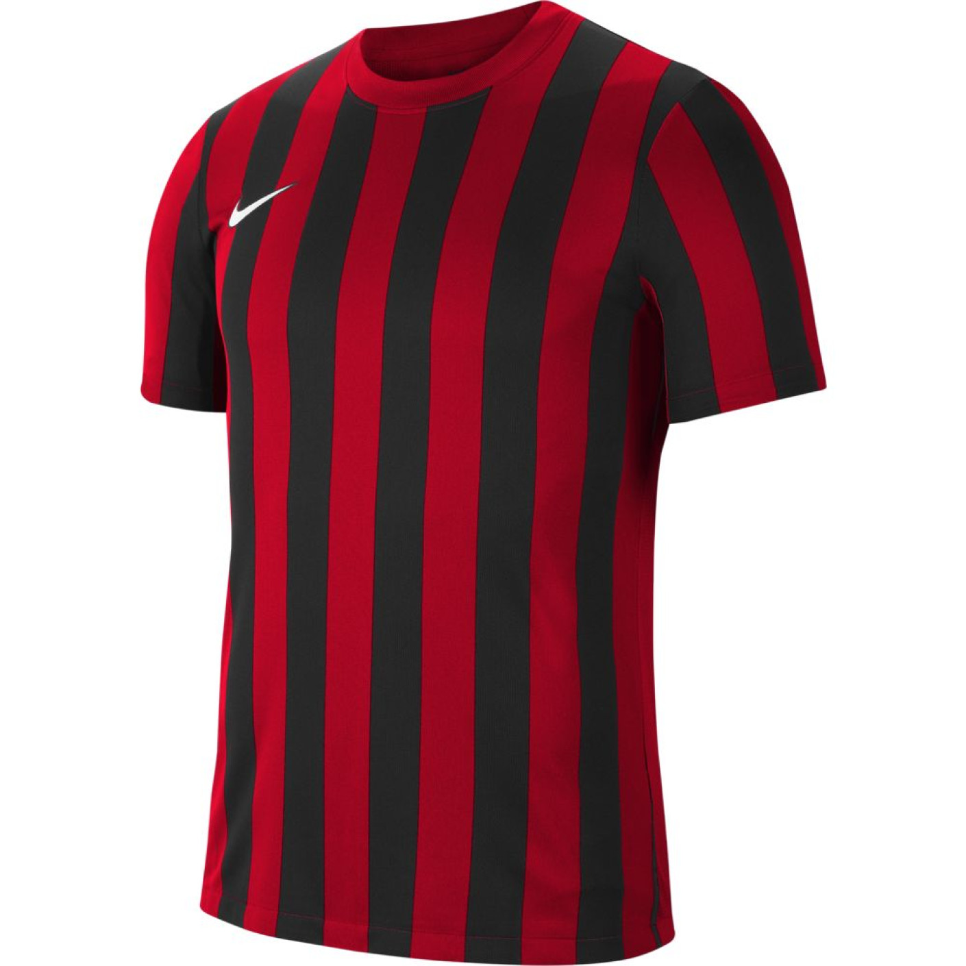 Nike Striped Division IV Maillot de Football Rouge Noir