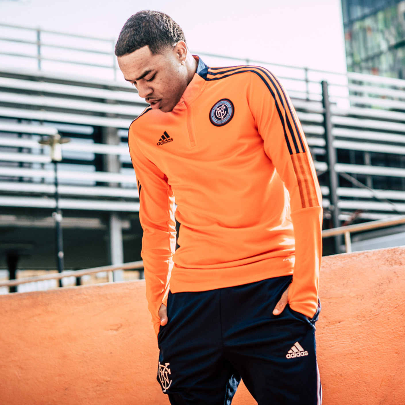 Adidas trainingspak oranje clearance