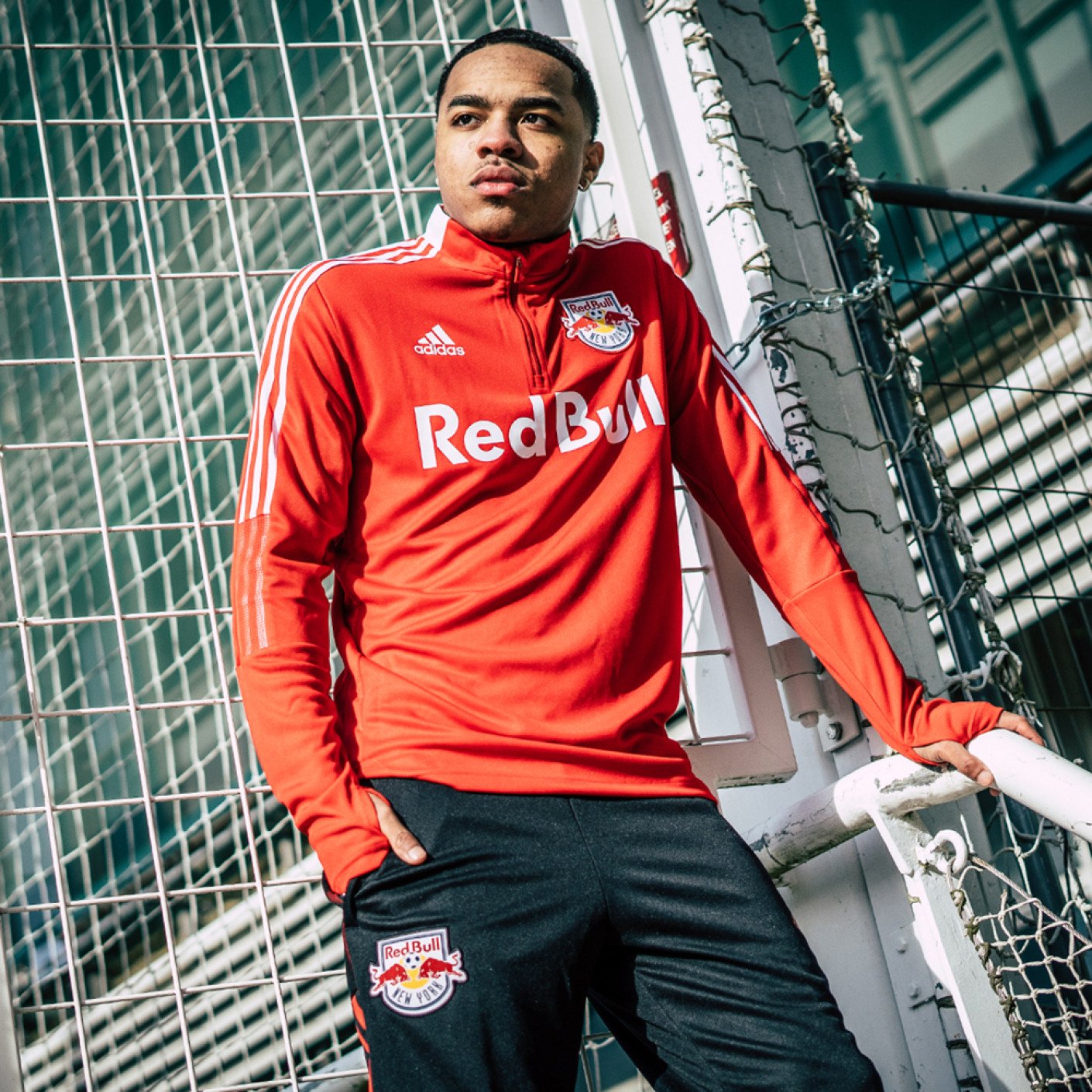 Survetement adidas New York Red Bulls 2021 2022 Rouge Voetbalshop.be