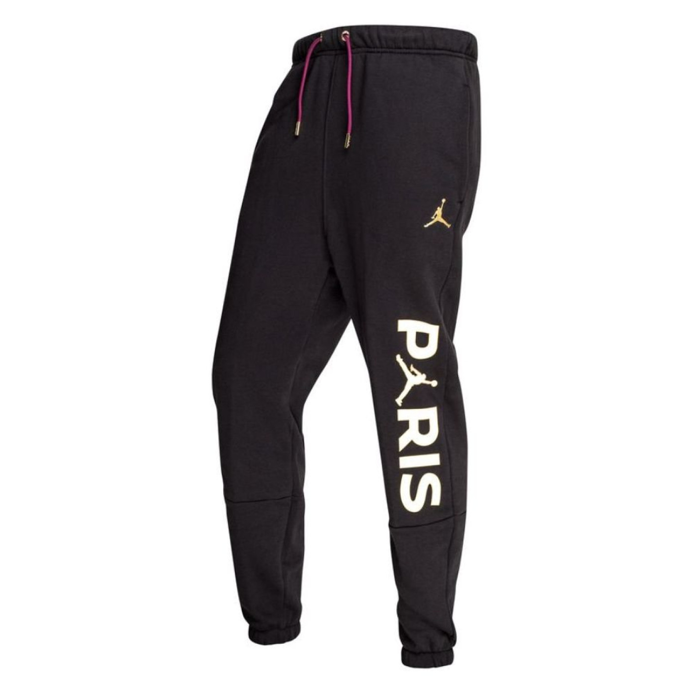 Nike Paris Saint Germain X Jordan Joggingbroek Zwart Bordeauxrood Goud