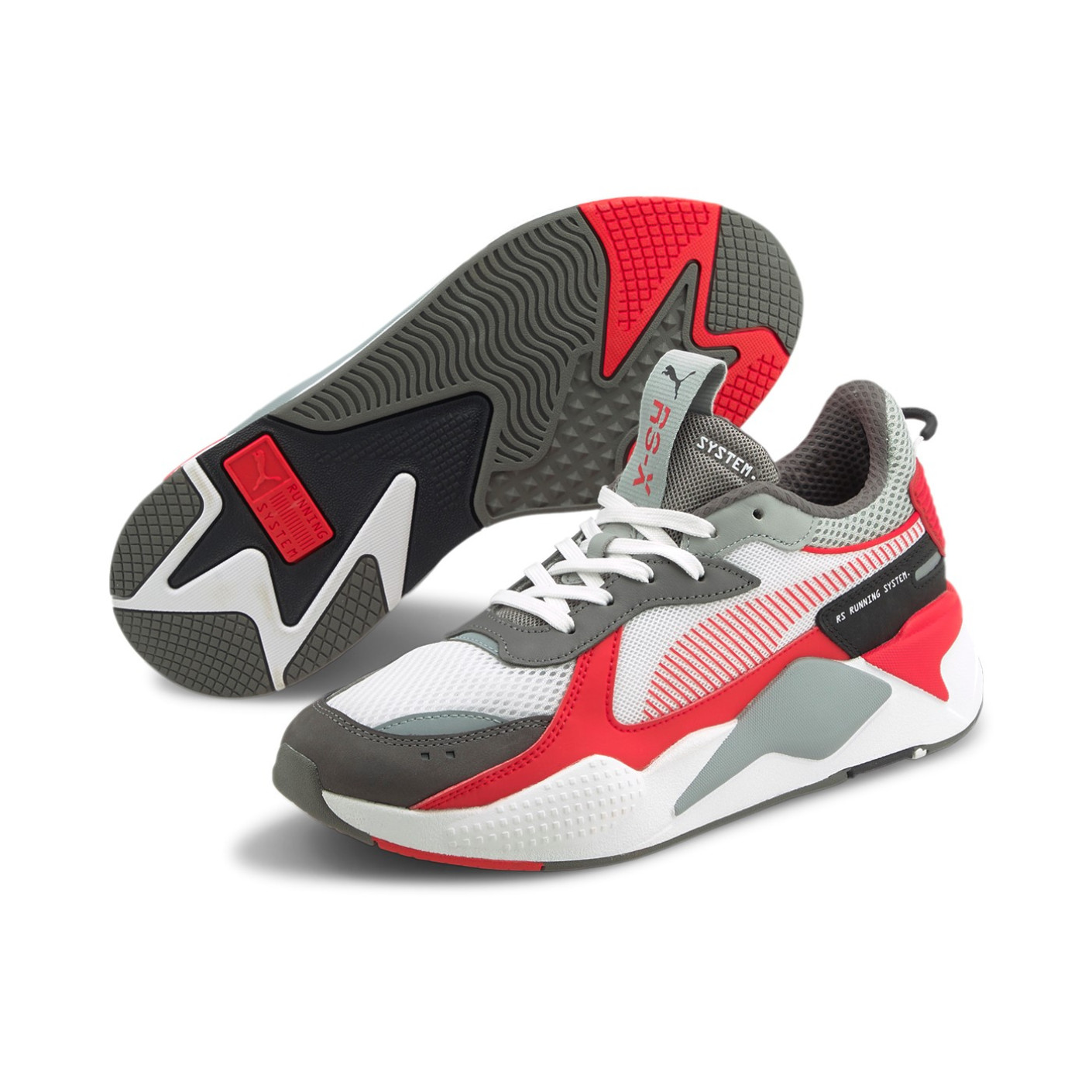 PUMA RS-X TOYS Sneakers Wit Poppy Red Quarry