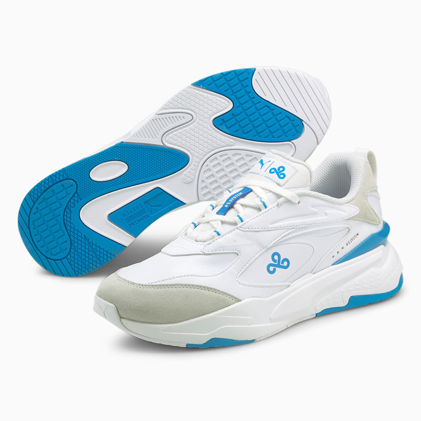 Puma rs x top wit blauw