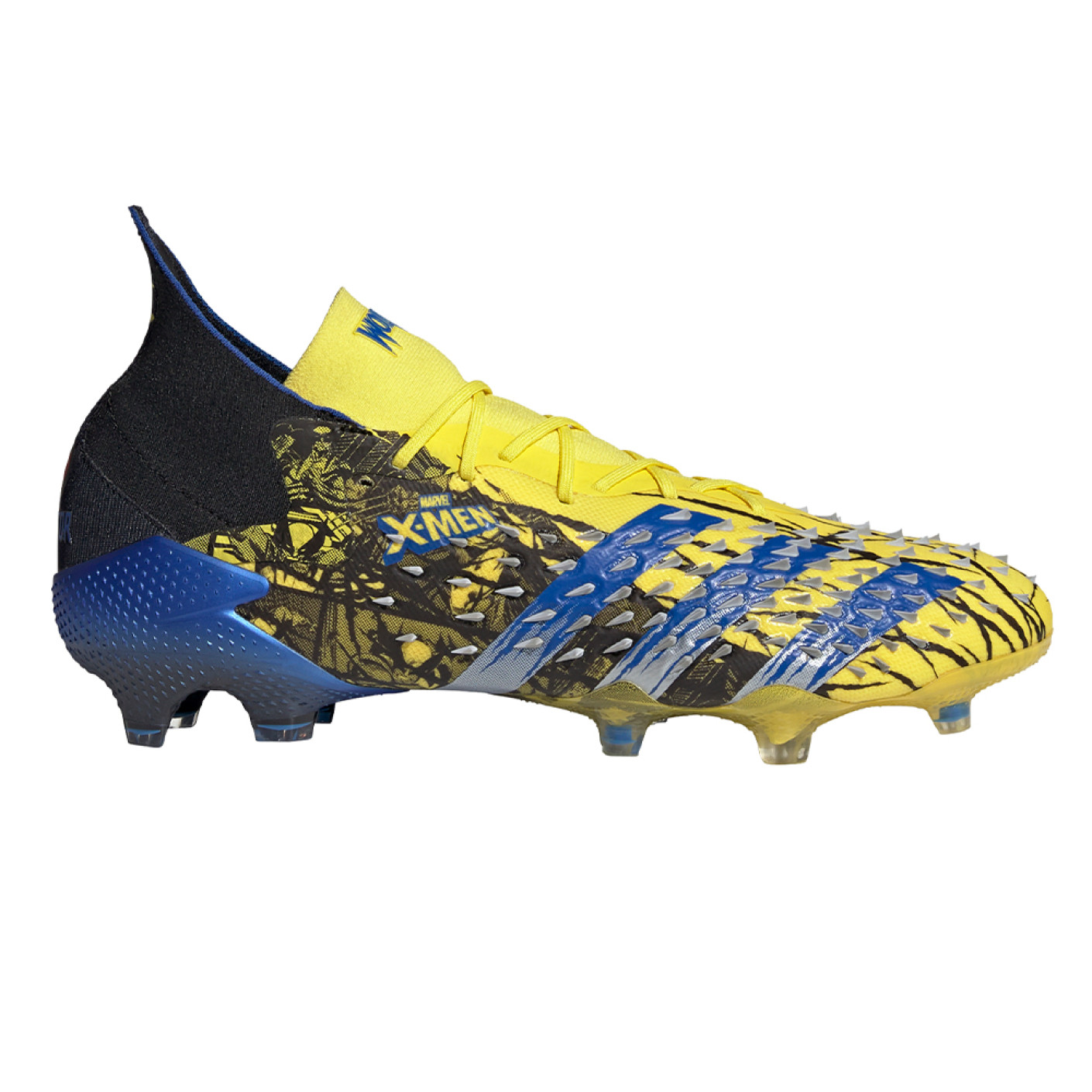 adidas Predator Freak.1 Gras Voetbalschoenen (FG) Geel Blauw Zwart