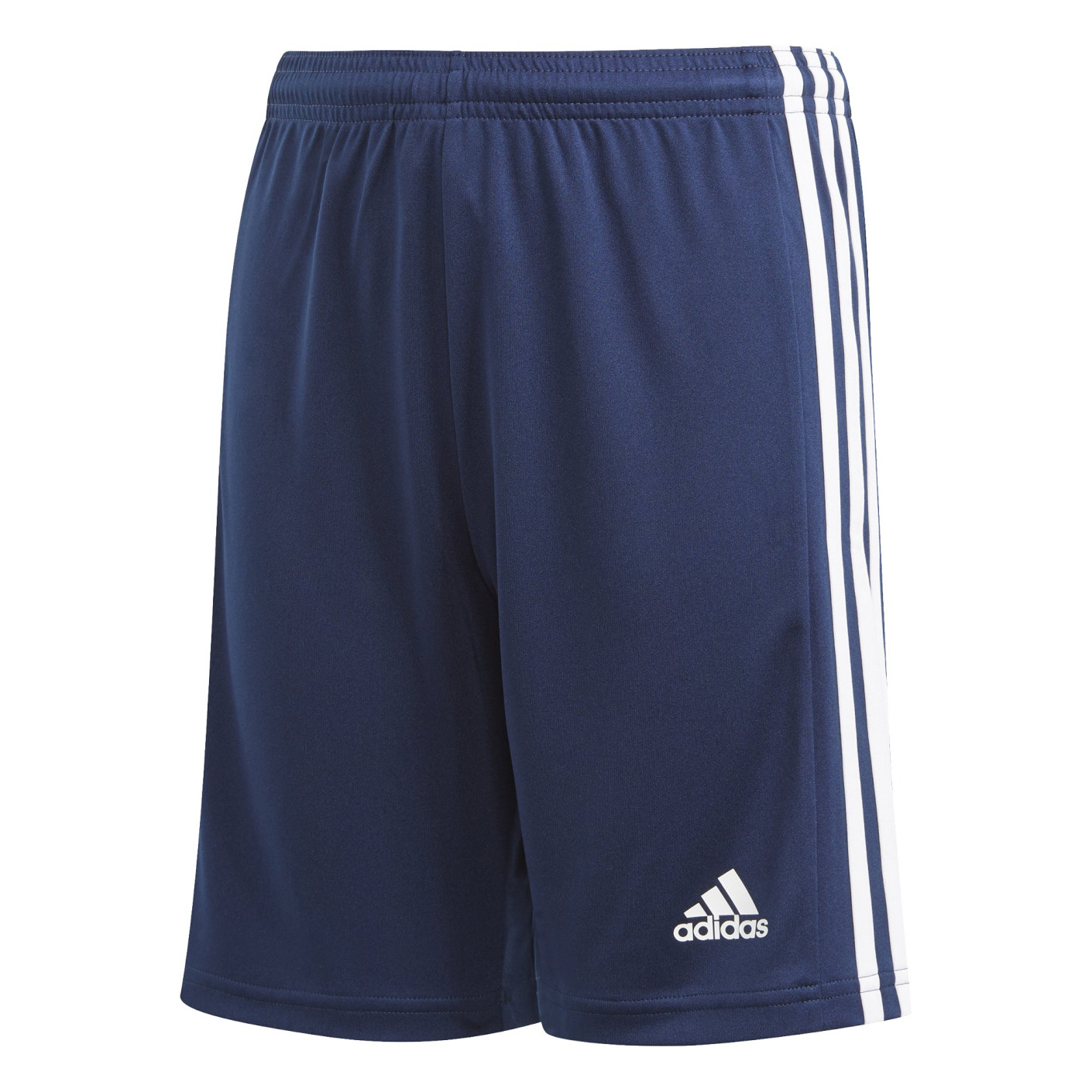 Short de football Adidas Squadra 21 pour enfants bleu foncé et blanc