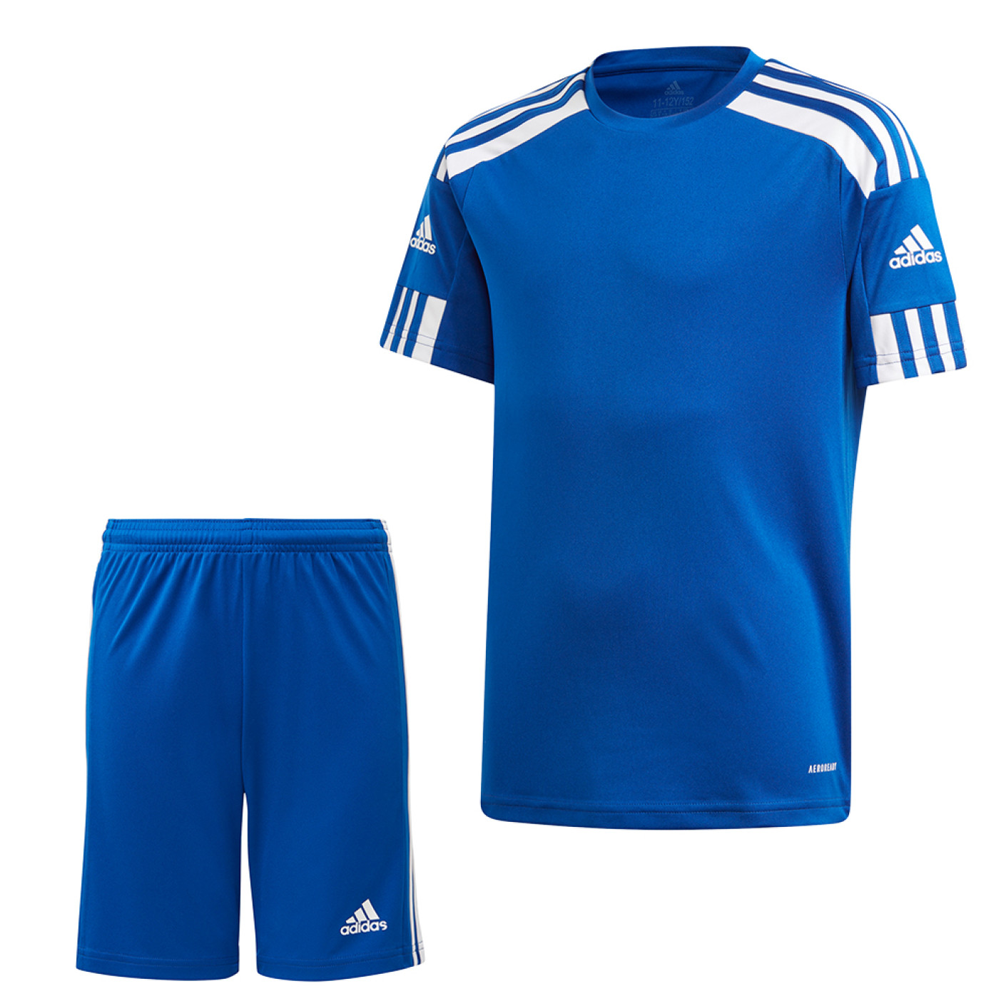 Ensemble d'entraînement Adidas Squadra 21 pour enfants bleu bleu blanc
