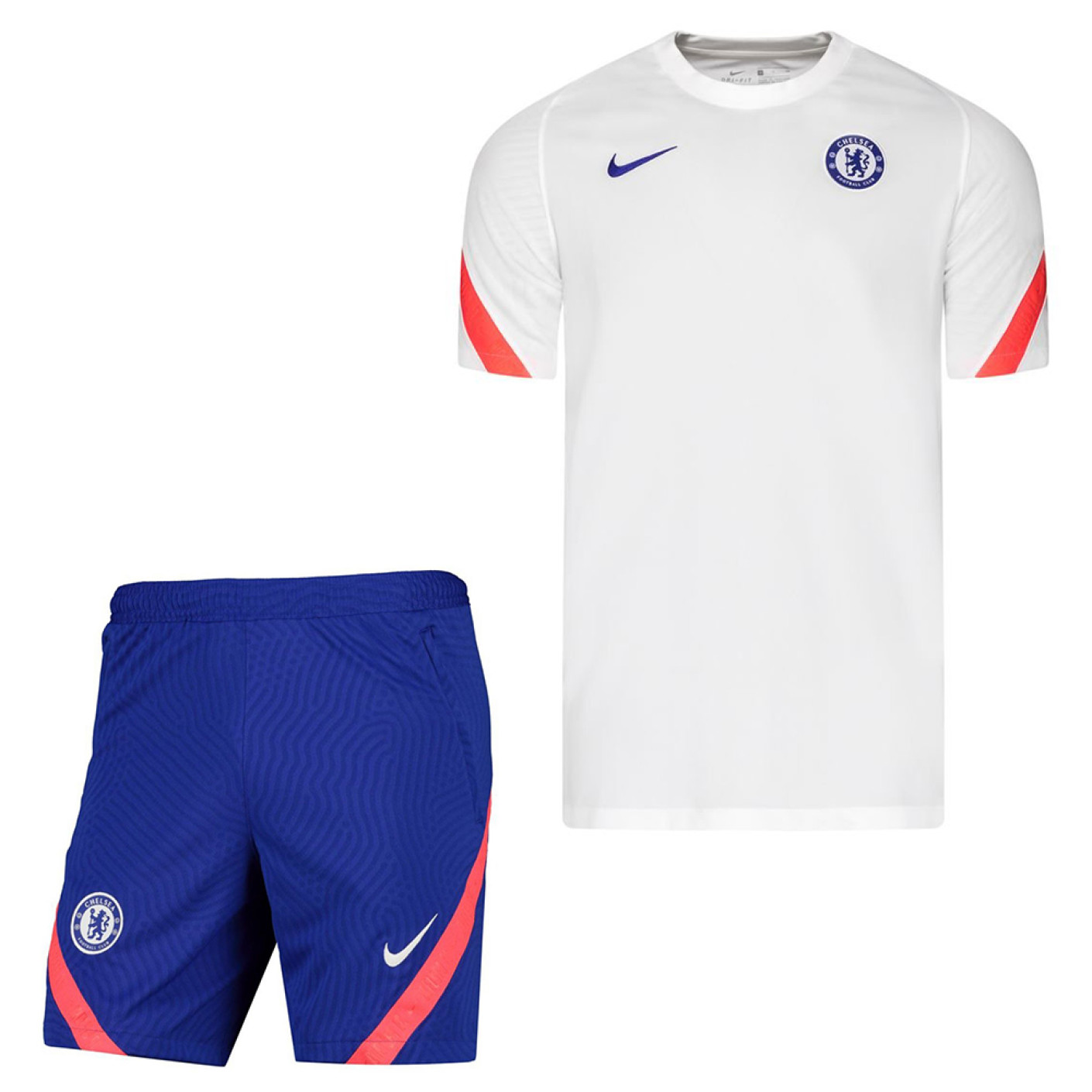 Nike Chelsea Strike Trainingsset Wit Oranje Blauw