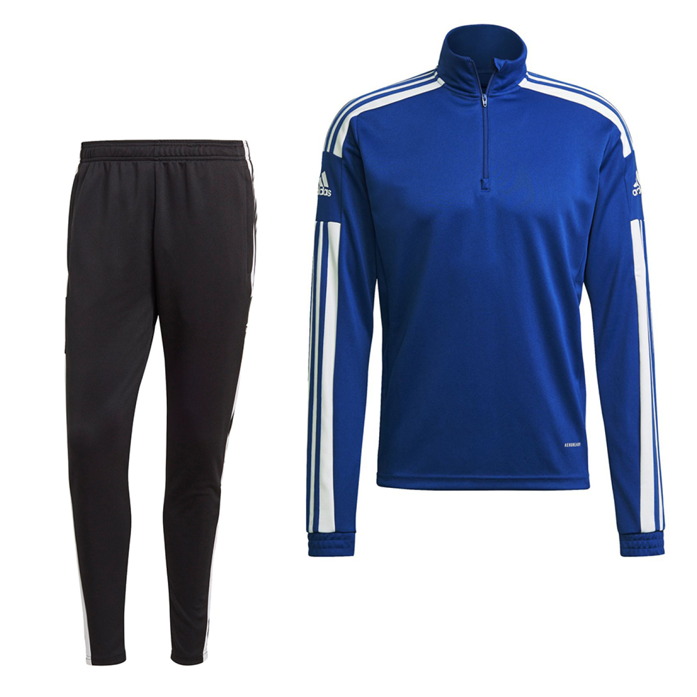 adidas Squadra 21 Trainingspak Kids Blauw Zwart Wit