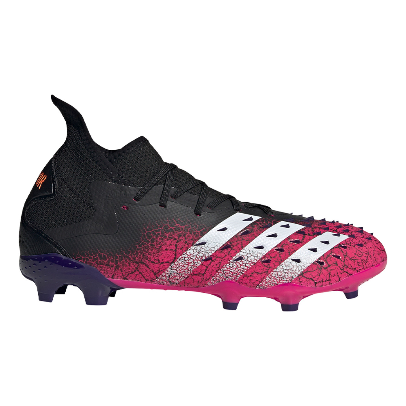 adidas Predator Freak.2 Terrain sec Chaussures de Foot (FG) Noir Blanc Rose