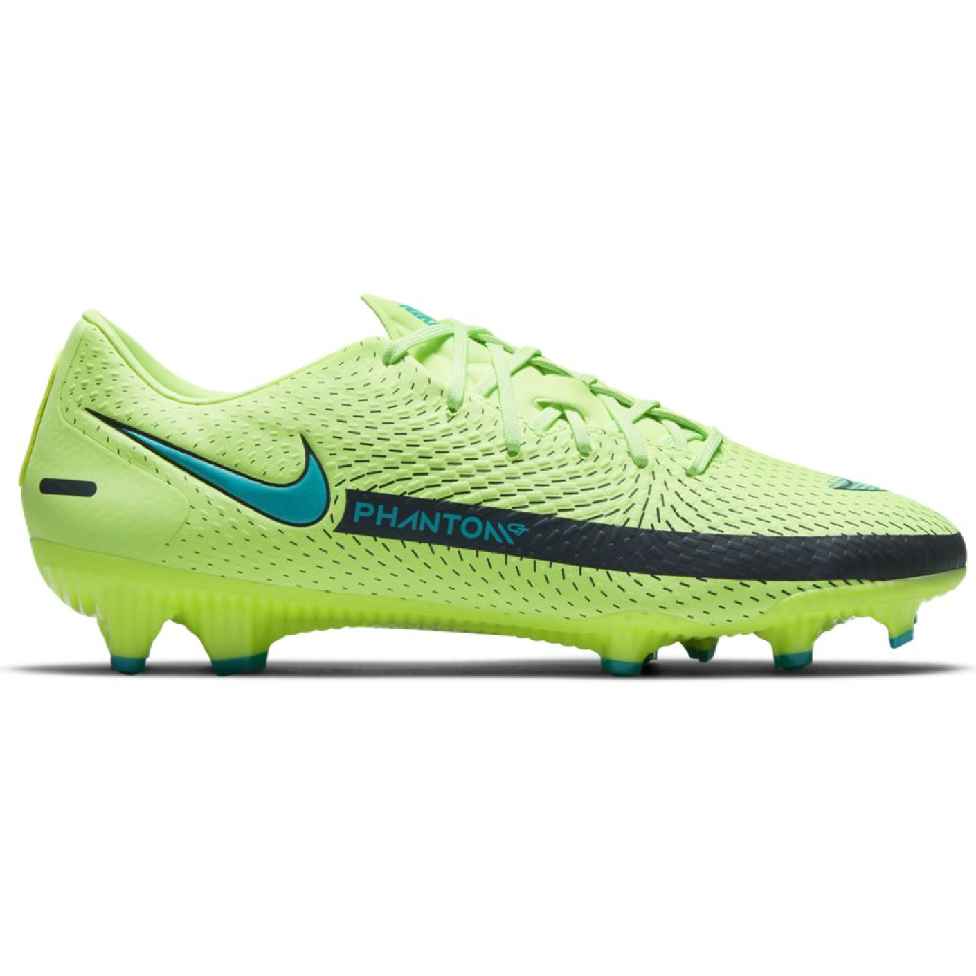 Chaussure de football Nike Phantom GT Academy Gras/Artificial Turf (MG) Lime Turquoise