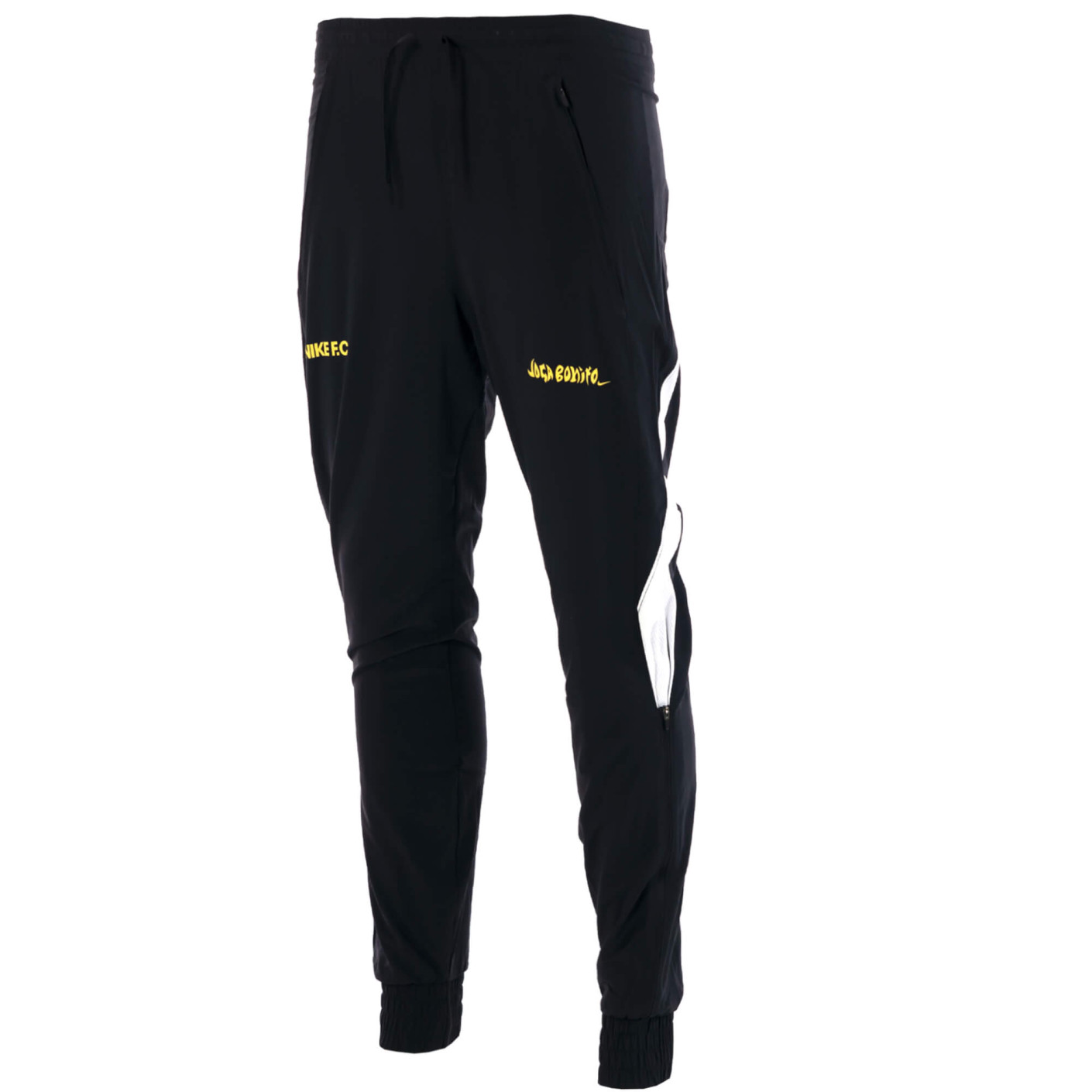 Pantalon d'entraînement Nike F.C. tissé noir blanc or