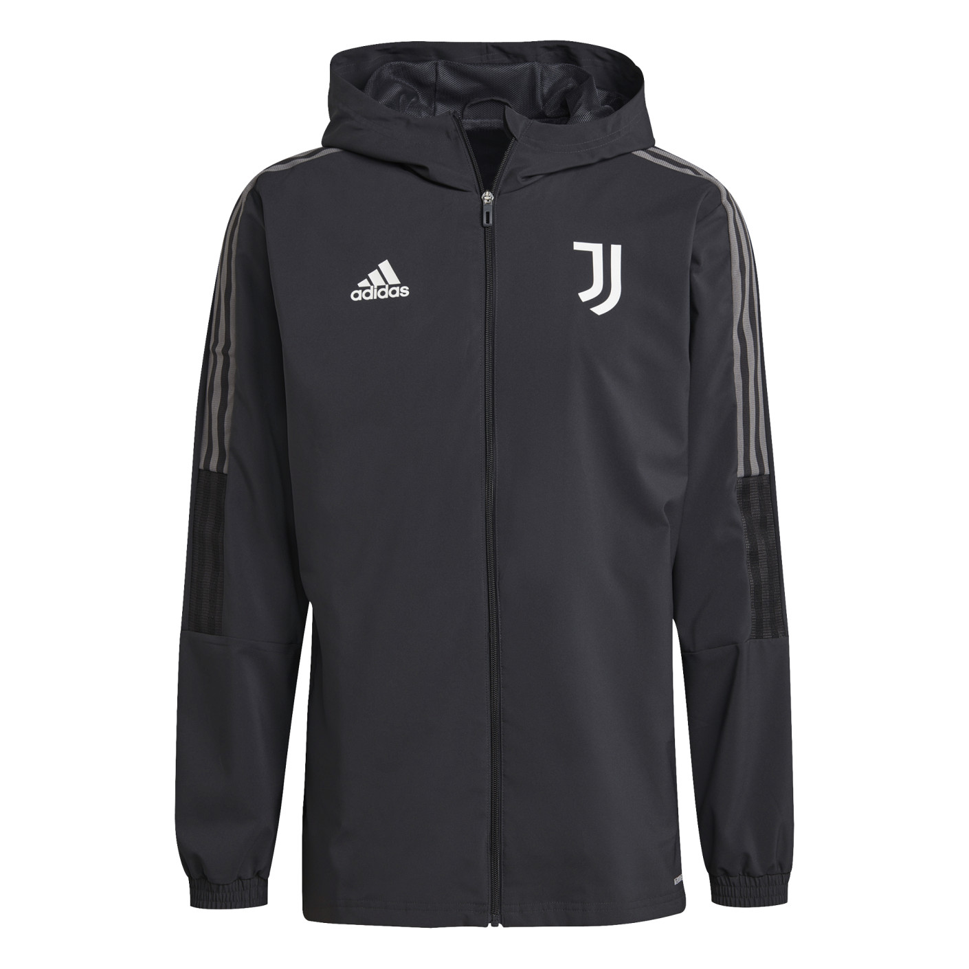 adidas Juventus Presentatie Trainingsjack 2021-2022 Donkergrijs