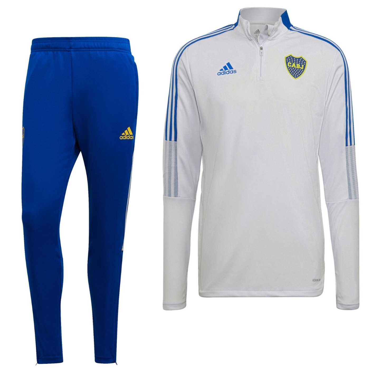 adidas Boca Juniors Drill Trainingspak 2021-2022 Grijs Blauw