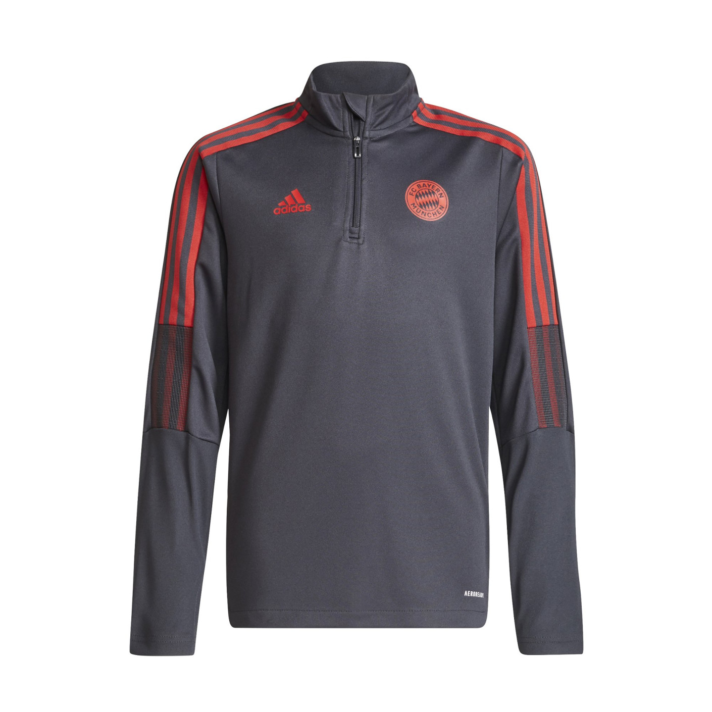adidas Bayern Munich Haut d Entrainement 2021 2022 Enfants Gris Voetbalshop.be