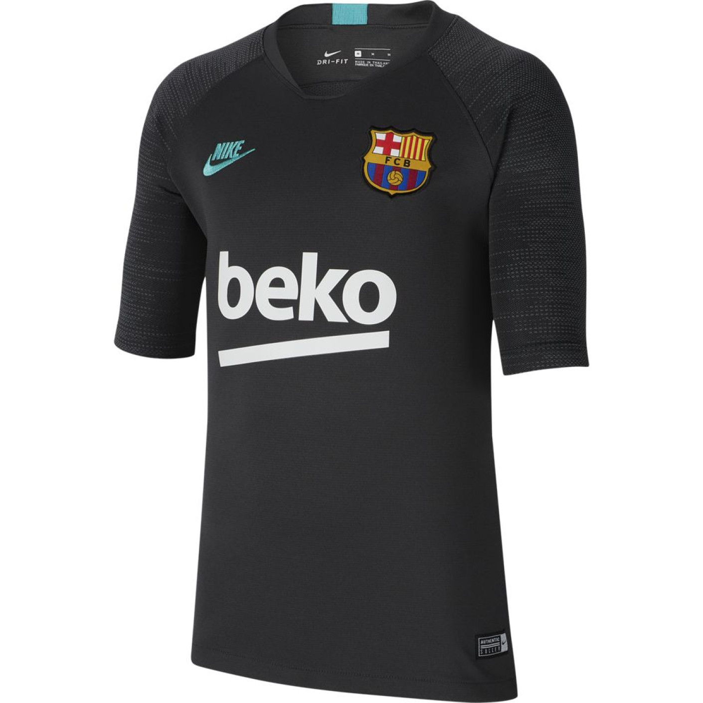 Nike FC Barcelona Breathe Strike Trainingsshirt 2019-2020 Grijs