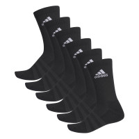 adidas Cushion Crew Chaussettes Sport 6-Pack Noir