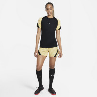 Nike Strike 21 Trainingsbroekje Dames Goud Beige Zwart Wit