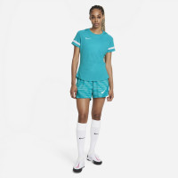 Nike Strike 21 Trainingsbroekje Dames Blauw Turquoise Wit